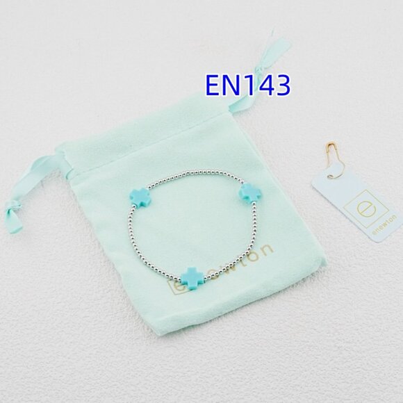 Enewton Gold Bead Cross Bracelet